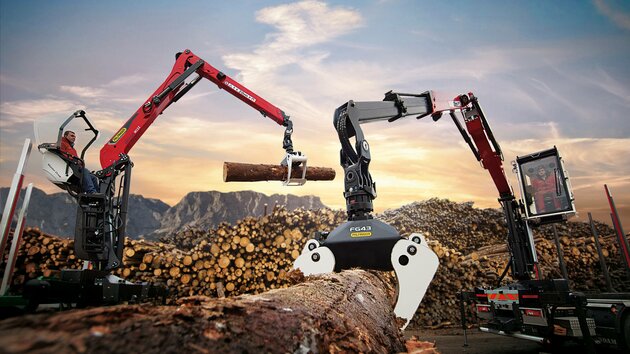 Timber and Recycling Crane